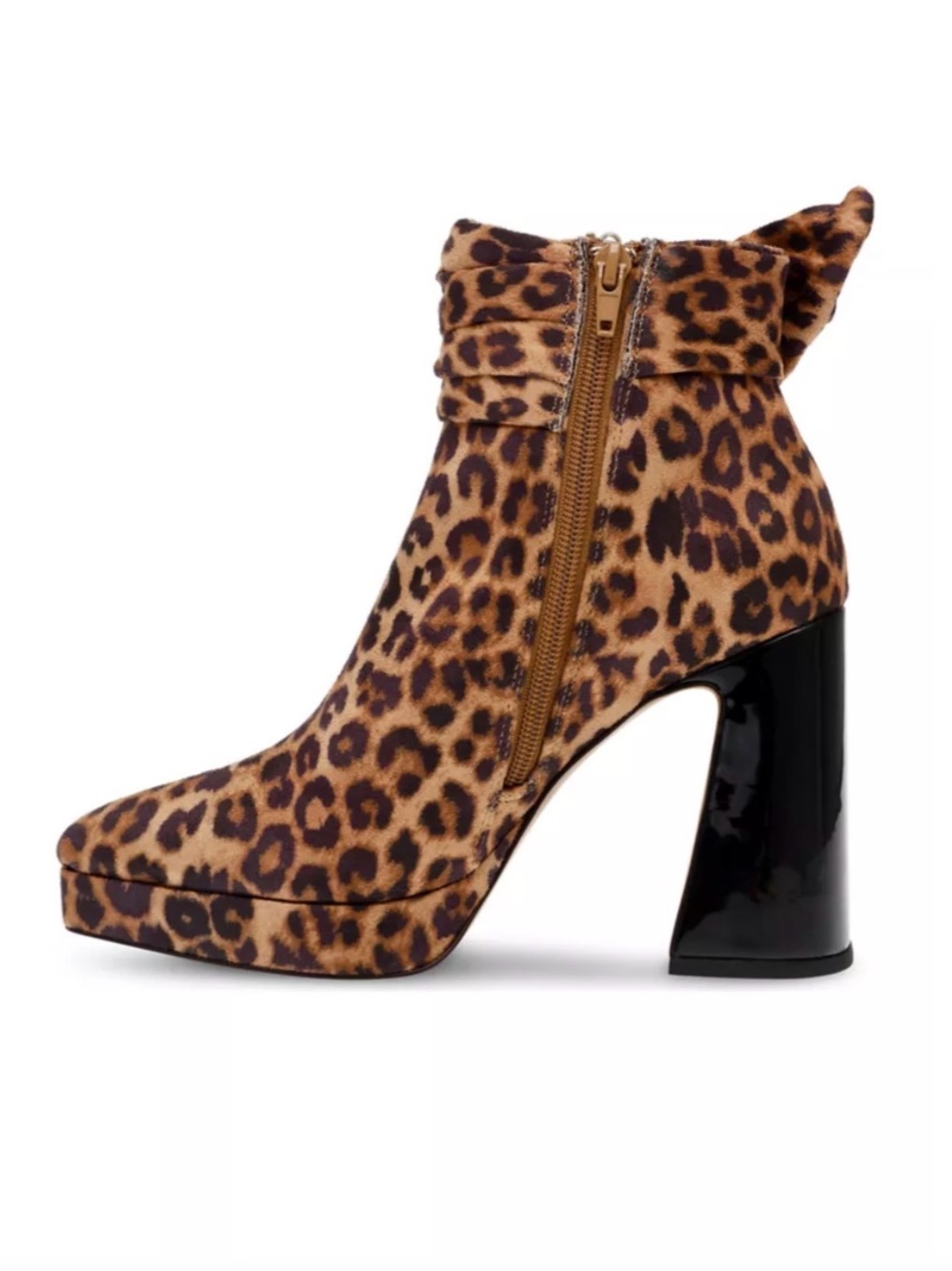 NEW BETSEY JOHNSON IDRIS LEOPARD BOOTIES 6 - Picture 2 of 10